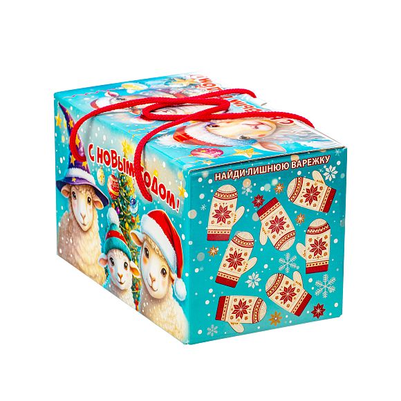 Сладкий новогодний подарок Сладкий подарок «Посылка Ягнята»